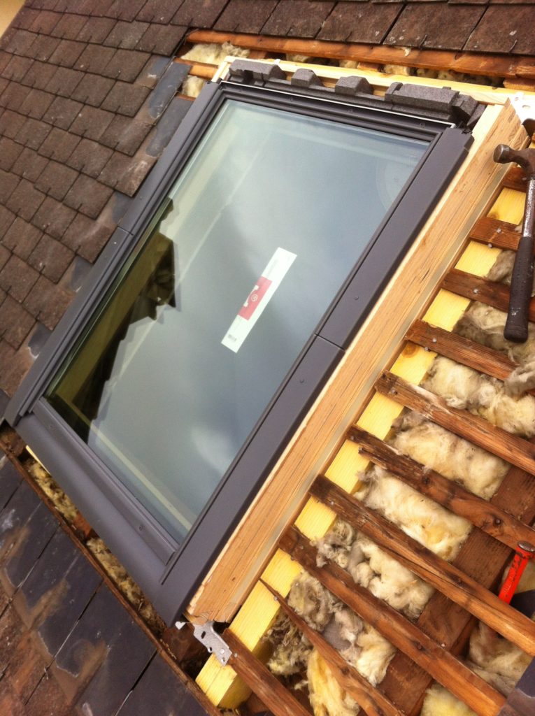 maison Sainte Geneviève des bois - pose d'un velux